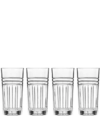 Reed & Barton Tempo Highball Glasses, Set of 4