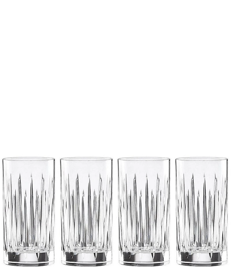 Reed & Barton Crystal Soho Iced Beverage Glasses, Set of 4