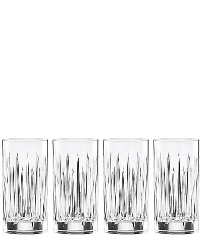 Reed & Barton Crystal Soho Iced Beverage Glasses, Set of 4