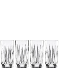 Reed & Barton Crystal Soho Iced Beverage Glasses, Set of 4