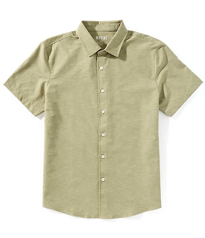 RHONE Brezza Performance Stretch Short Sleeve Woven Shirt