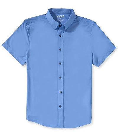 RHONE Slim Fit Commuter Short Sleeve Woven Shirt