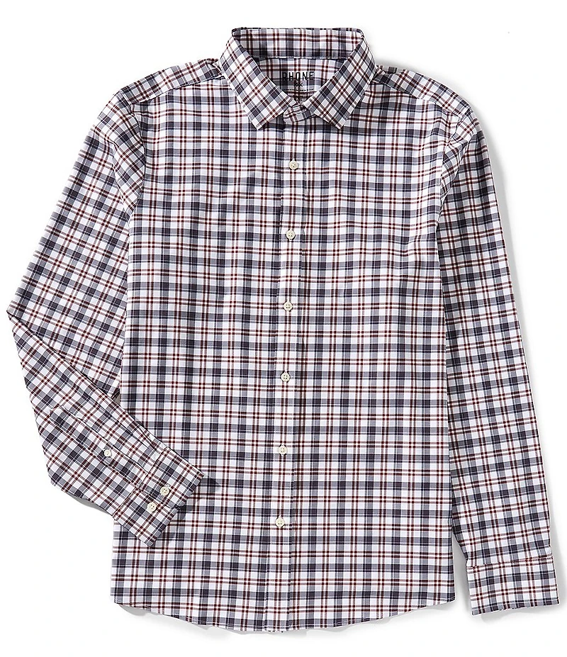RHONE Slim Fit State of Mind Long Sleeve Woven Shirt