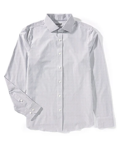 RHONE Slim Fit State of Mind Stretch Long Sleeve Woven Shirt