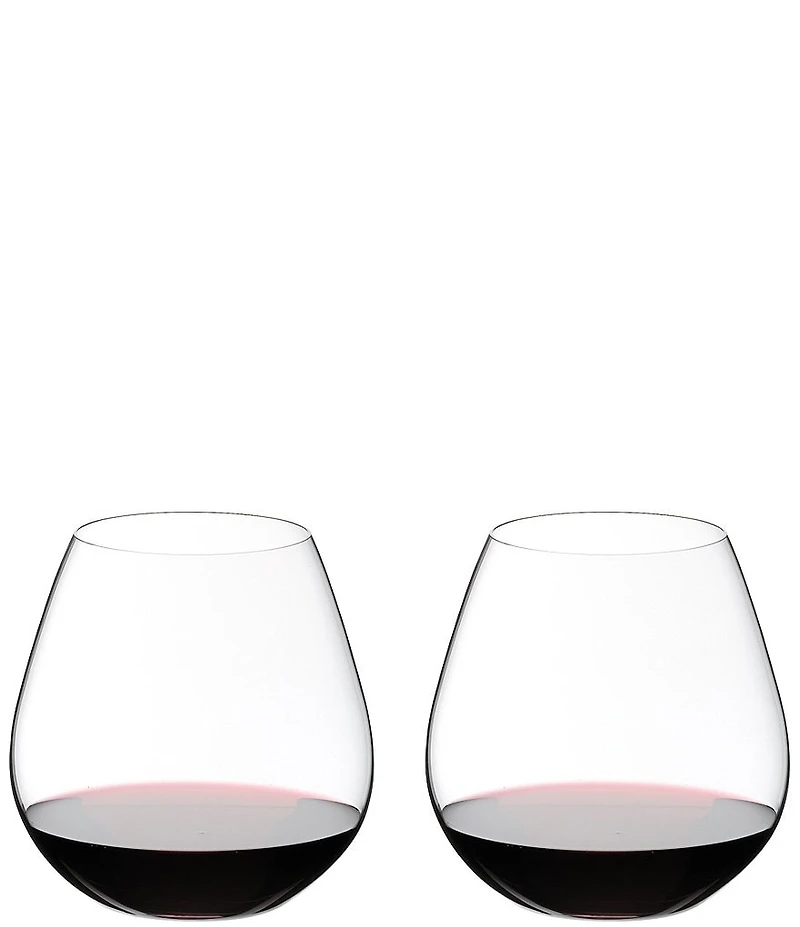 Riedel O Wine Tumbler Pinot Nebbiolo Glasses, Set of 2