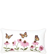Rightside Design Butterfly Garden Indoor/Outdoor Lumbar Pillow
