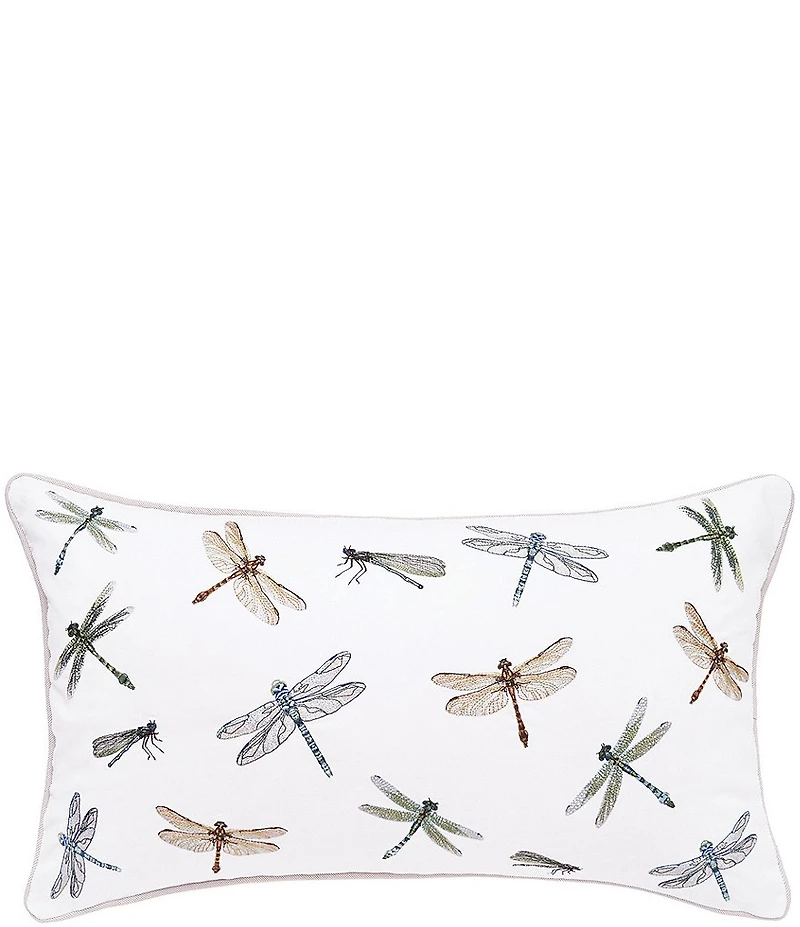 Rightside Design Dragonfly Multi Pattern Indoor/Outdoor Throw Pillow
