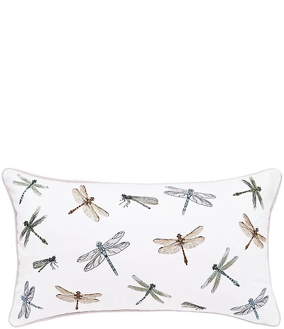 Rightside Design Dragonfly Multi Pattern Indoor/Outdoor Throw Pillow