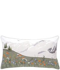Rightside Design Mountain Wildflowers Indoor/Outdoor Lumbar Pillow