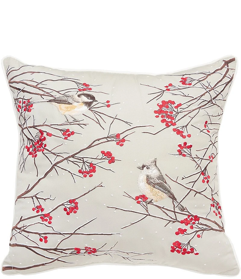 Rightside Design Songbirds & Branches Indoor/Outdoor Square Pillow