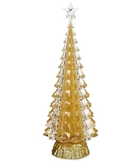 Roman 15#double; Lighted Swirl Tree Gold Decor