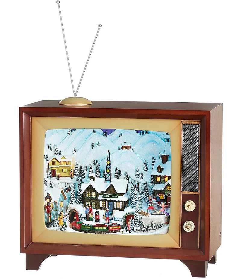 Roman LED Lighted Musical TV - Train Depot