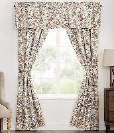 Rose Tree Baroda Botanical Floral Window Treatments