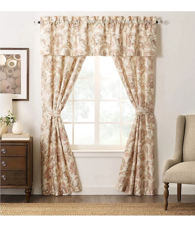 Rose Tree Eden Floral Tailored Window Treatment