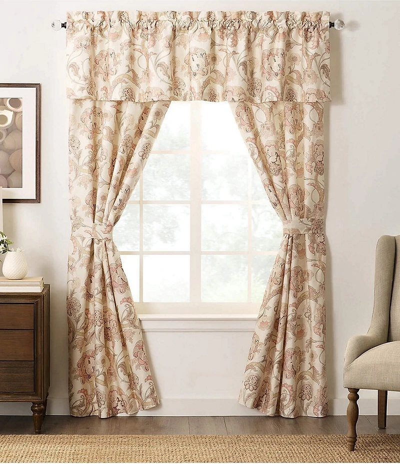 Rose Tree Eden Floral Tailored Window Treatment