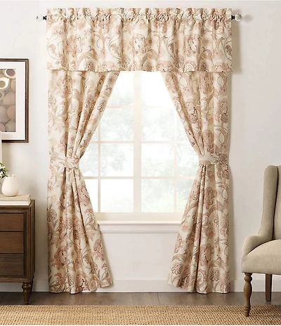 Rose Tree Eden Floral Tailored Window Treatment