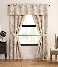 Rose Tree Hannah Jacobean Jacquard Woven Window Treatment