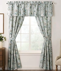 Rose Tree Josephine Jacobean Floral Window Treatment