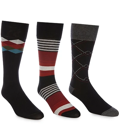 Roundtree & Yorke Assorted 3-Pack Socks
