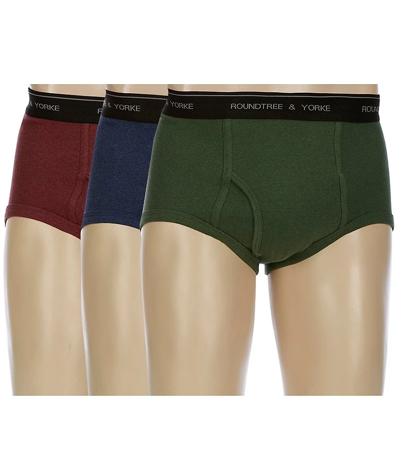 Roundtree & Yorke Big & Tall Boxer Briefs 3-Pack