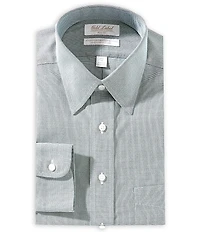 Roundtree & Yorke Big & Tall Garret Long Sleeve Spruce Dress Shirt