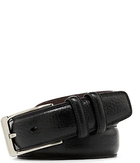 Roundtree & Yorke Big & Tall Heat-Creased Leather Belt