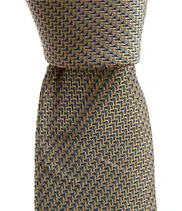Roundtree & Yorke Lecture Non-Solid 3 3/8#double; Silk Tie