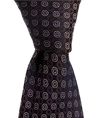 Roundtree & Yorke Big & Tall Sacha Mini Circle 3#double; Silk Tie