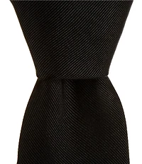 Roundtree & Yorke Cardinal Solid 3 1/8#double; Silk Tie