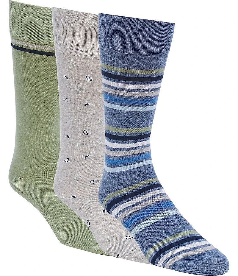 Roundtree & Yorke Crew Dress Socks 3-Pack