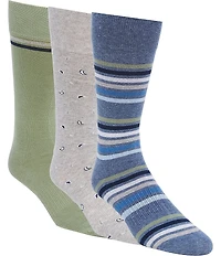 Roundtree & Yorke Crew Dress Socks 3-Pack