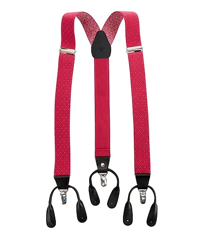 Roundtree & Yorke Patterned Suspenders