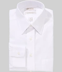 Roundtree & Yorke Full Fit Non-Iron Point Collar Dobby Dress Shirt