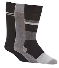 Roundtree & Yorke Herringbone Crew Dress Socks 3-Pack