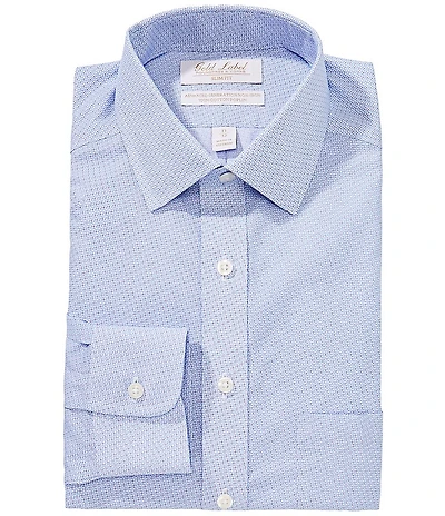 Roundtree & Yorke Slim Fit Non-Iron Spread Collar Poplin Dress Shirt