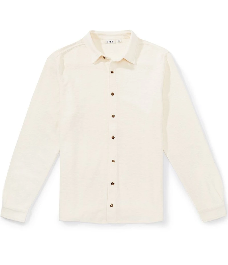 Rowm Big & Tall Textured Knit Shirt