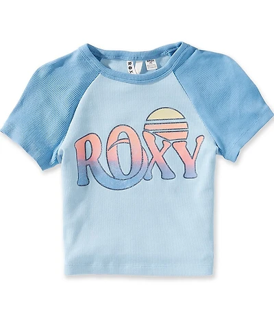 Roxy Big Girls Raglan-Sleeve Sunset Baby T-Shirt