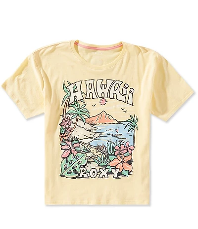 Roxy Big Girls Short Sleeve Hawaii Oversized T-Shirt