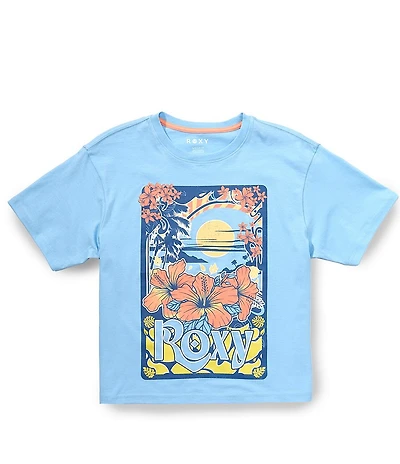 Roxy Big Girls Short Sleeve Low Tide Oversized T-Shirt