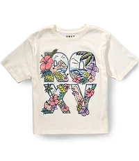 Roxy Big Girls Short Sleeve Paradise Oversized T-Shirt