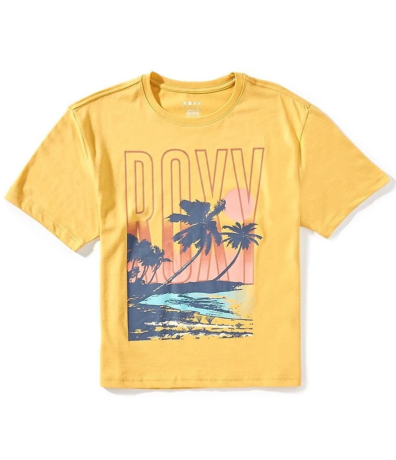 Roxy Big Girls Short Sleeve Sun Setter Oversized T-Shirt
