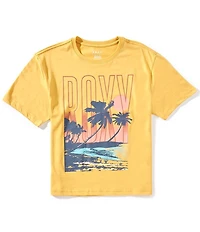 Roxy Big Girls Short Sleeve Sun Setter Oversized T-Shirt