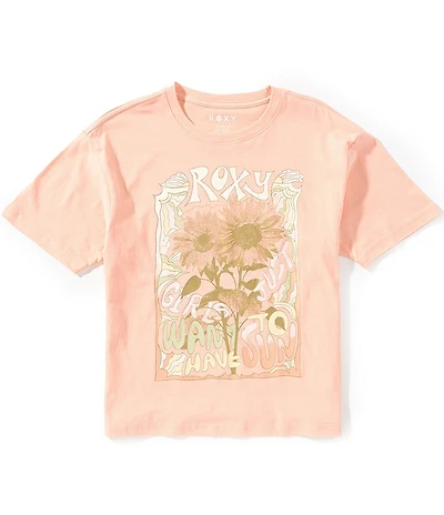 Roxy Big Girls Short Sleeve Sunshine Oversized Tee