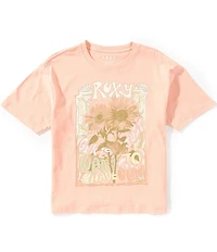 Roxy Big Girls Short Sleeve Sunshine Oversized Tee