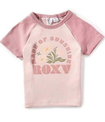 Roxy Big Girls Short Sleeve Sunshine Raglan T-Shirt