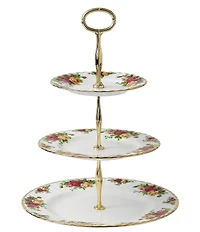 Royal Albert Old Country Roses 3-Tier Cake Stand