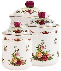 Royal Albert Old Country Roses Canister, Set of 3