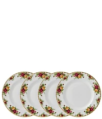 Royal Albert Old Country Roses Dinner Plates, Set of 4
