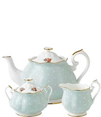 Royal Albert Polka Rose 3-Piece Tea Set