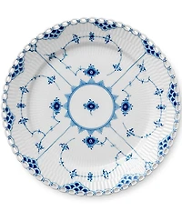 Royal Copenhagen Blue Fluted Full Lace Dinner Plate